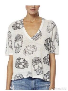 Scull Cashmere Rima Scull 100%Linen relaxed fit Size Large